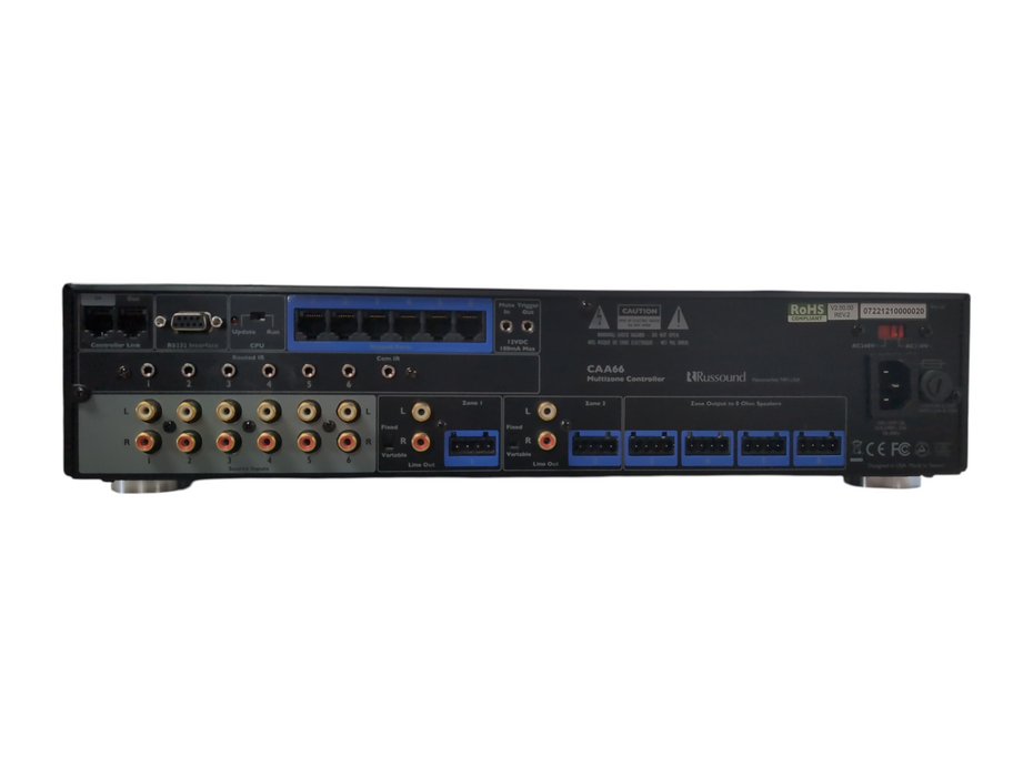 Russound CAA66 Multizone Controller Amplifier, Six-Channel, READ