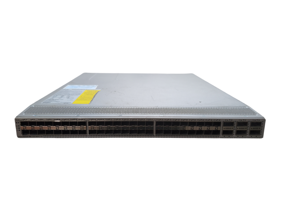 Cisco N9K-C93180YC-EX 48P 10/25G SFP+ 6x 100G QSFP28 Switch, No Fans & PSU, READ