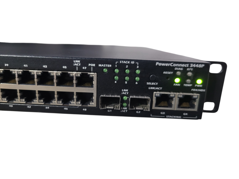 Dell PowerConnect 3448P 48-Port PoE Managed Gigabit Ethernet Switch