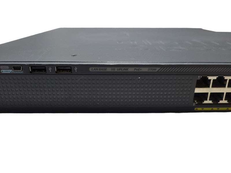 Cisco WS-C2960X-24PS-L 24-Port 4x SFP PoE Gig Managed Switch w/ C2960-Stack Q