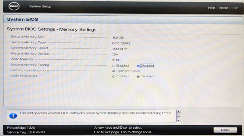 DELL PowerEdge T320 Intel Xeon E5-1410 0 @ 2.80GHz - 16GB RAM