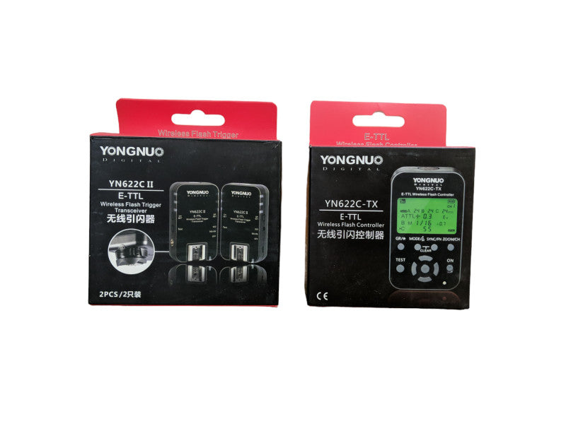 Yongnuo YN622C-TX Wireless Flash Controller & YN622C II Flash Transceiver