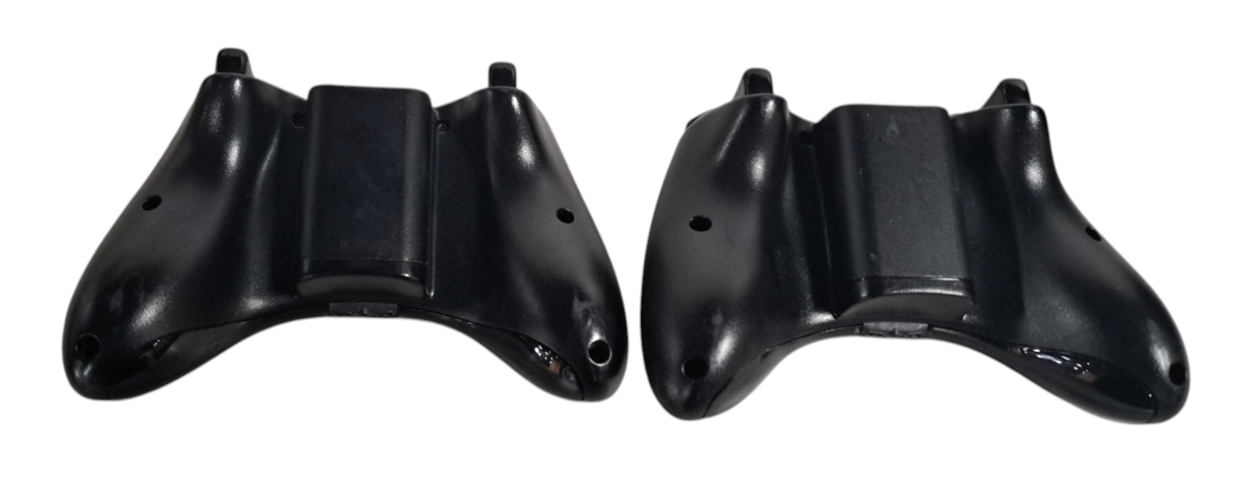 Lot of 2x Xbox 360 Wireless Controllers Model 1403 Black UNTESTED