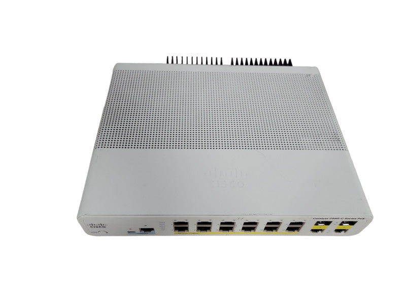 Cisco Catalyst 2960-C WS-C2960C-12PC-L Silent 12 port PoE Switch !
