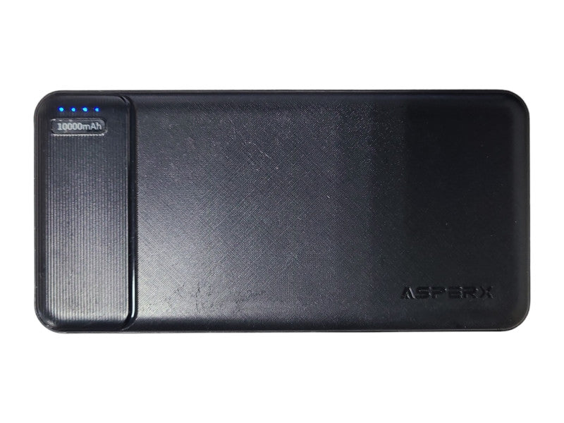 AsperX Power Bank Portable Charger Fast Charging 10000mAh, Black