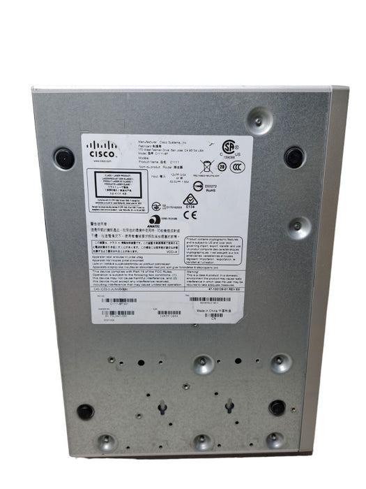 Cisco C1111-8P V01 | 8-Port integrated Services Router | Factory Reset