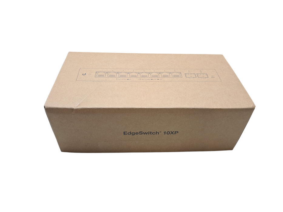 Ubiquiti EdgeSwitch ES-10XP | 10-Port Gigabit Passive 24V PoE Switch w/ Adapter