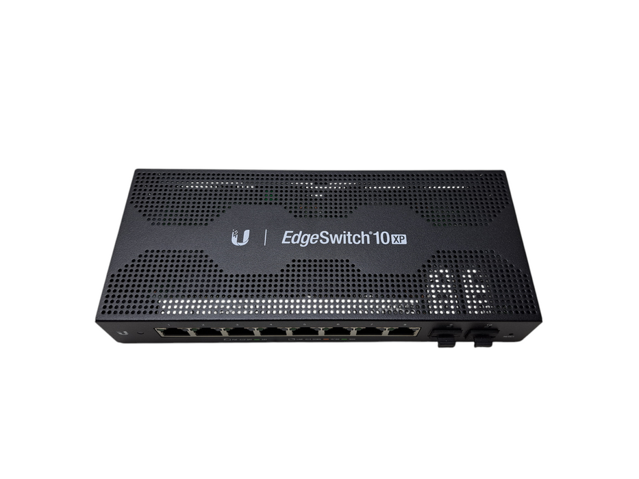 Ubiquiti EdgeSwitch ES-10XP | 10-Port Gigabit Passive 24V PoE Switch w/ Adapter