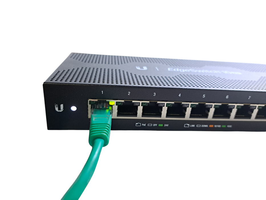 Ubiquiti EdgeSwitch ES-10XP | 10-Port Gigabit Passive 24V PoE Switch w/ Adapter