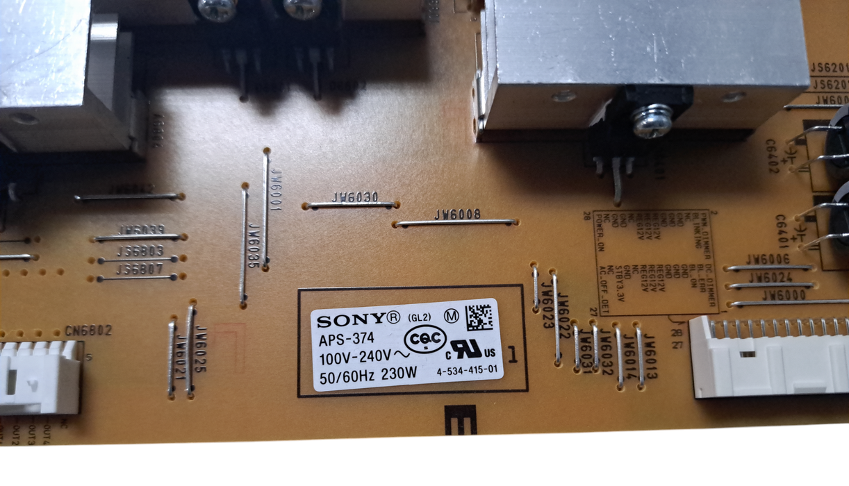 Sony Power Supply APS-374 For KDL-60W630B | KDL-60W610B