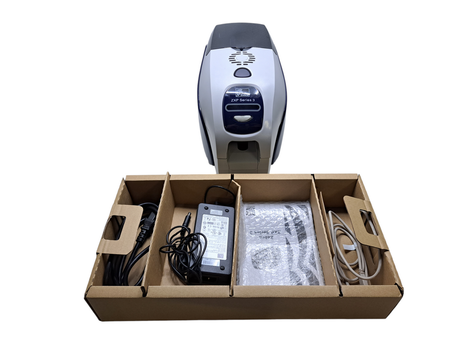 Zebra ZXP Series 3 Z31 | Sigle Side Monochrome Card Printer w/ Adapter