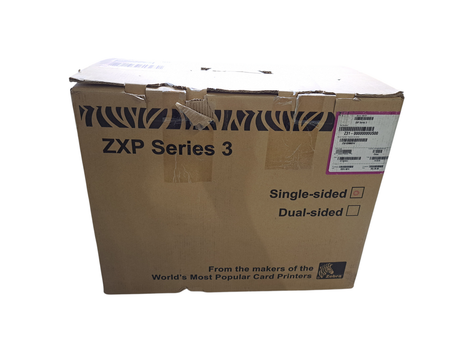 Zebra ZXP Series 3 Z31 | Sigle Side Monochrome Card Printer w/ Adapter