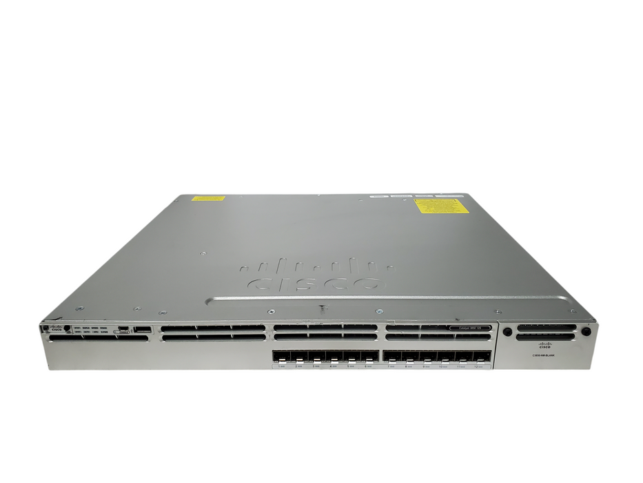 Cisco WS-C3850-12S-S V02 Gigabit Ethernet SFP-based Switch w/ 1x 350w PSU