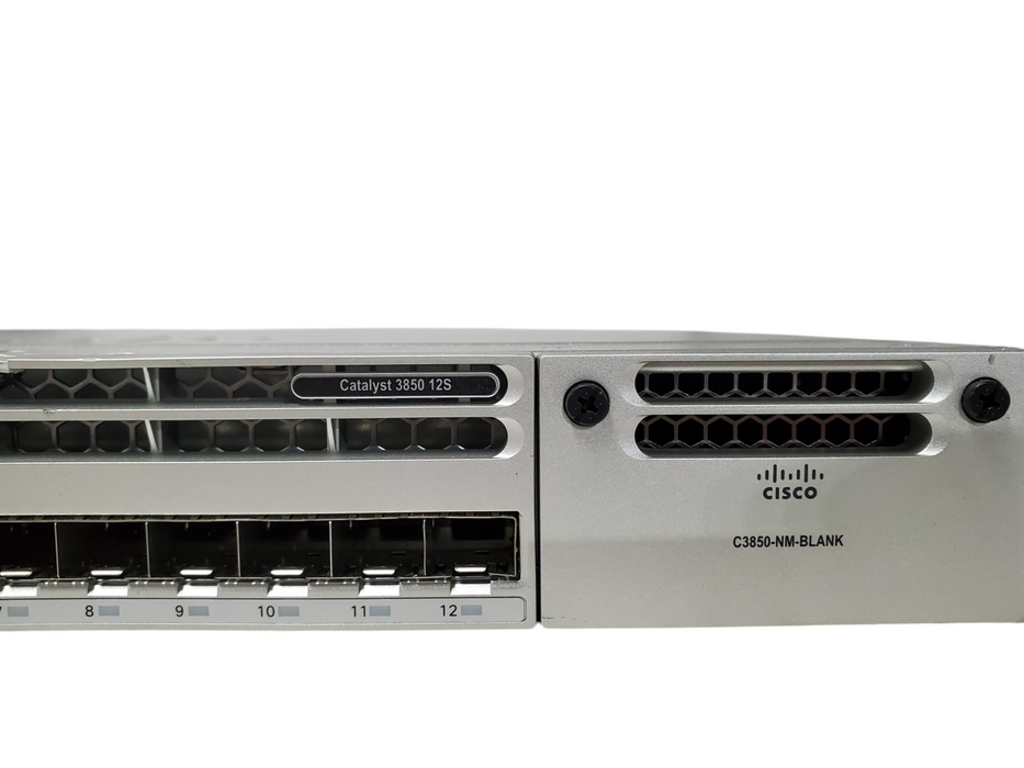 Cisco WS-C3850-12S-S V02 Gigabit Ethernet SFP-based Switch w/ 1x 350w PSU