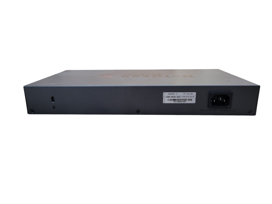 Netgear JGS524PE V1 ProSAFE Plus 24-Port Gigabit Switch with 12 PoE Ports