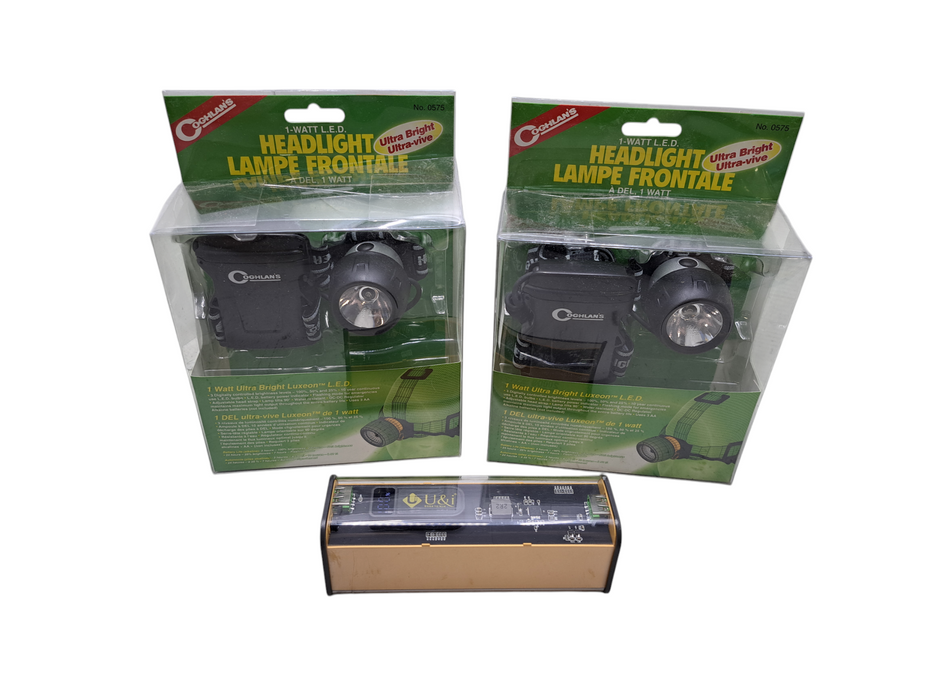 Coghlan's 1-Watt LED Headlights & Charger Combo