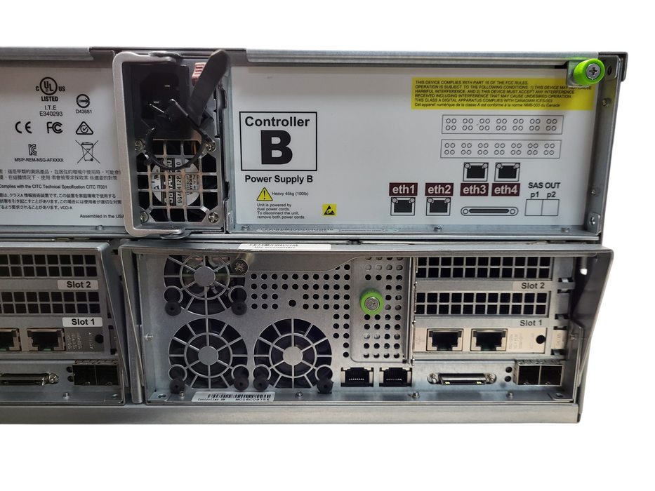 HPE Nimble Storage CS3000 C3K-2F-84T-F w/ 21x 4TB 3.5" SAS HDD