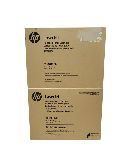 Lot 2x New - HP LaserJet W9008MC - High Yield Black Toner Cartridge