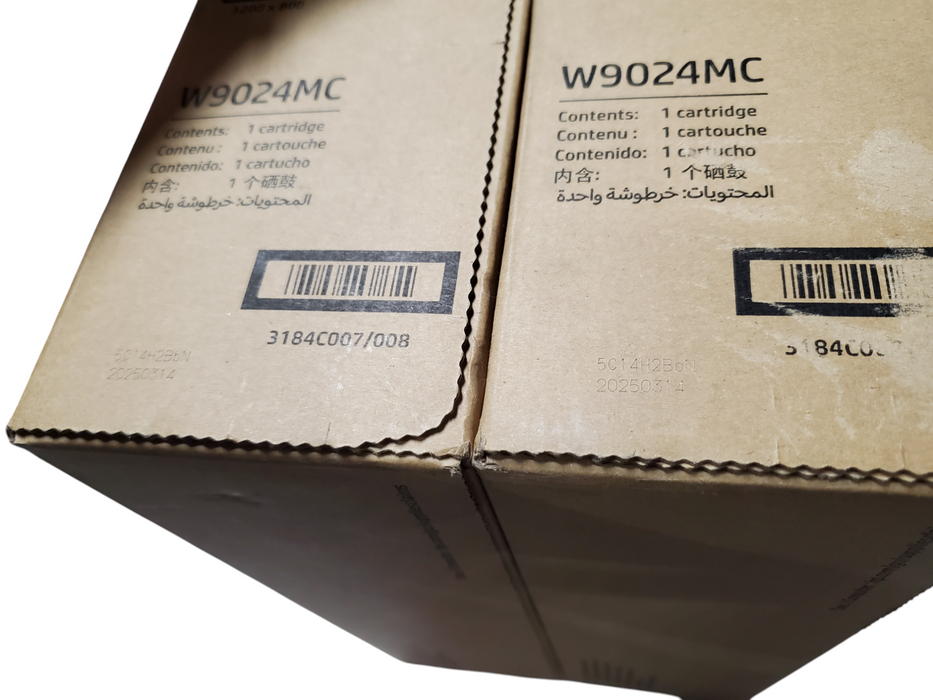 Lot 2x New - HP LaserJet W9024MC - Managed Black Toner Cartridge