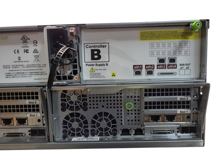 HPE Nimble Storage CS3000 C3K-2F-84T-F w/ 17x 4TB 3.5" SAS HDD