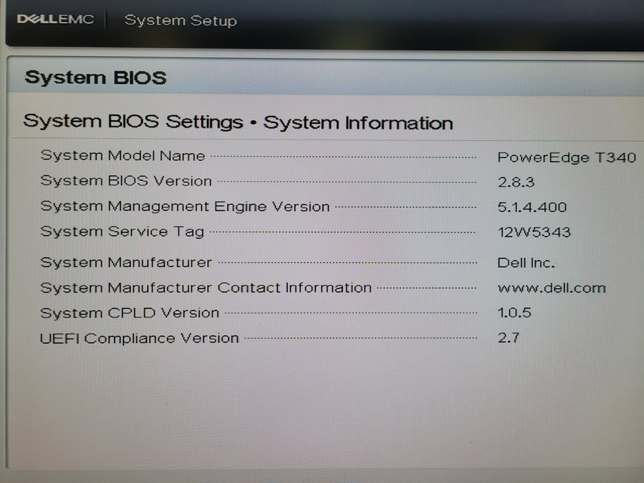 Dell PowerEdge T340 8x 3.5" | Xeon E-2236 @3.40GHz, 16GB DDR4