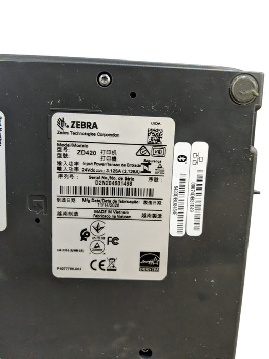 Zebra ZD420 Thermal Printer - ZD42043-D01E00EZ