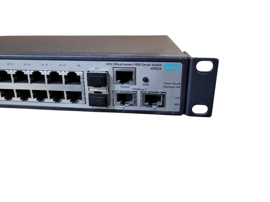 HPE JG963A OfficeConnect 1950-48G-2SFP+ 2XGT-PoE+ Switch