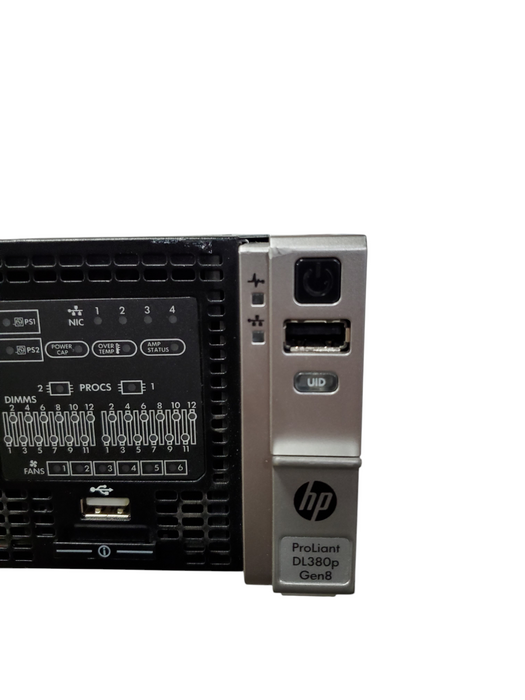 HP ProLiant DL380P Gen8 - 2x Xeon E5-2650 0, 32GB DDR3, P420i - No HDD