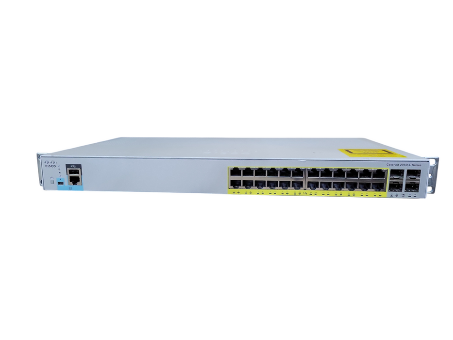 Cisco Catalyst WS-C2960L-24PS-LL V01 24-Port GigE PoE+ Switch