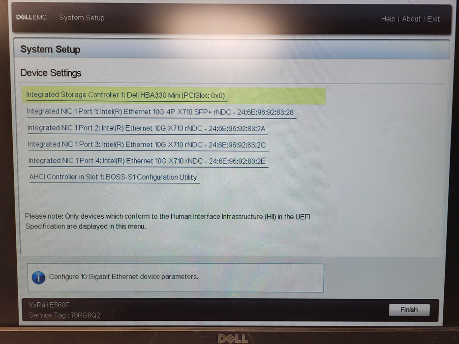 Dell VxRail E560F 10x 2.5" 2x Gold 6126 16GB DDR4 BOSS-S1 HBA330 SFP+ No PSU
