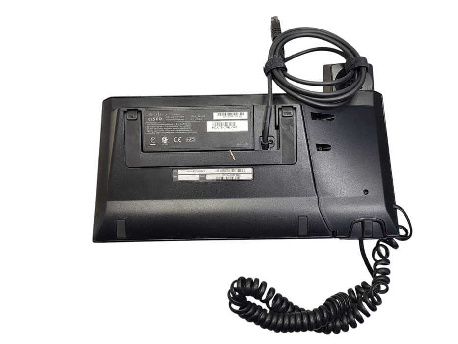 Cisco CTS-CTRL-DV8 TelePresence Touch 8-inch Video/Web Conference INCL HANDSET