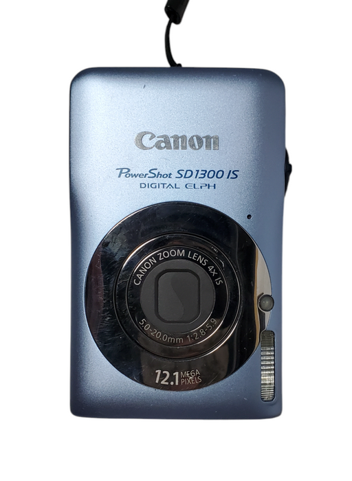 Canon PowerShot SD1300 IS Digital Elph 12.1MP Digital Camera w/ Battery *READ*