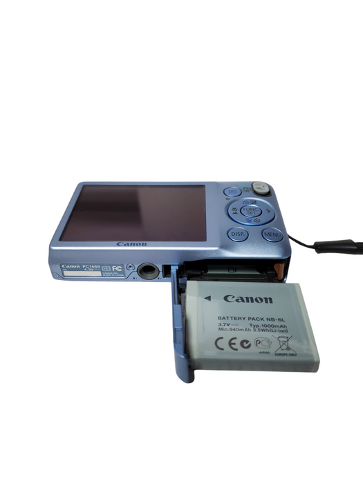 Canon PowerShot SD1300 IS Digital Elph 12.1MP Digital Camera w/ Battery *READ*