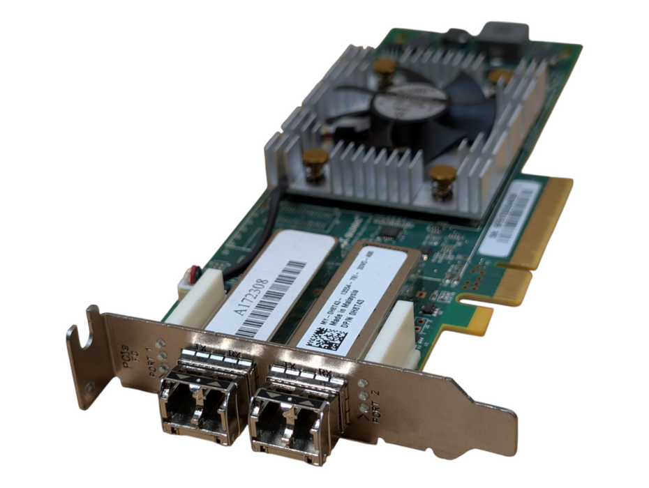 Dell 0H8T43 QLE2662-DEL 16Gb Fiber Channel Dual Port PCIe HBA w/SFP Low Bracket