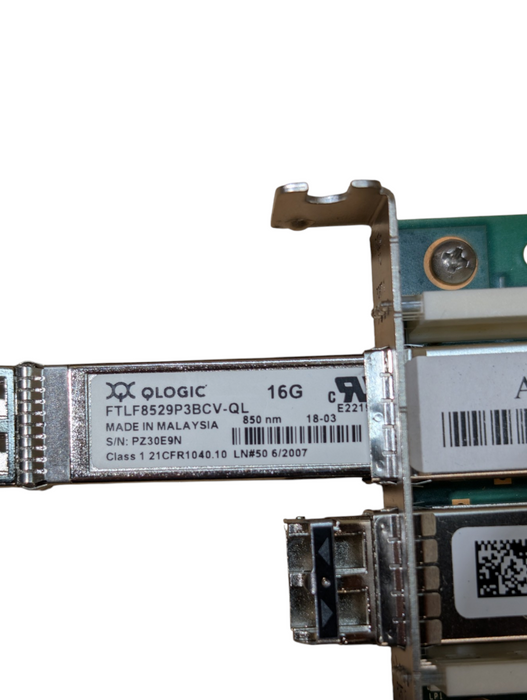 Dell 0H8T43 QLE2662-DEL 16Gb Fiber Channel Dual Port PCIe HBA w/SFP Low Bracket