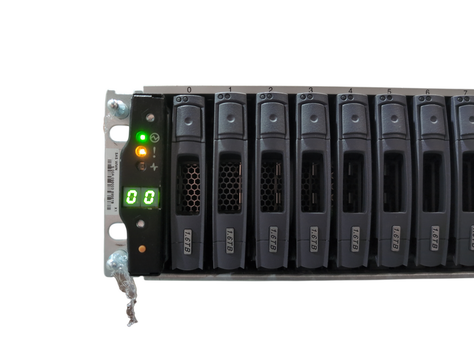 NetApp NAJ-1001 24-Bay SAS Hard Drive Array w/ 2x 111-01324+E3 Module & 2x PSU