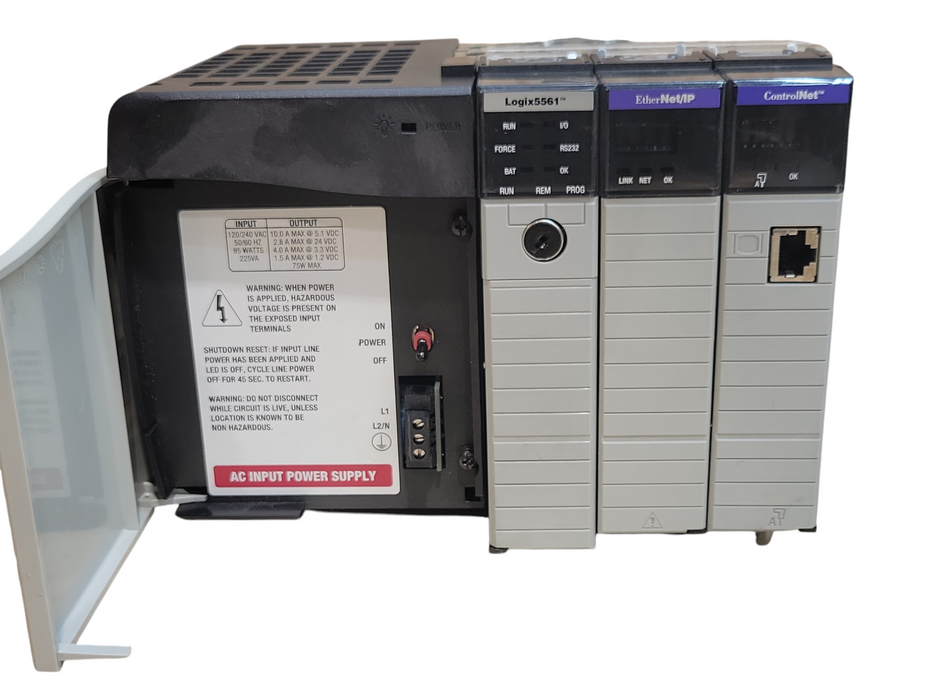 Allen Bradley 1756-PA72/B ControlLogix Power Supply W/ 3 modules, READ