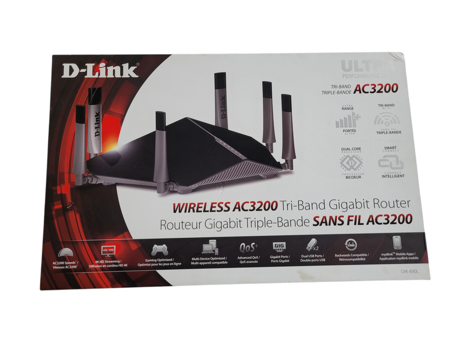 D-Link DIR-890L AC3200 Tri Band Gigabit Ultra Tri band WIFI Router