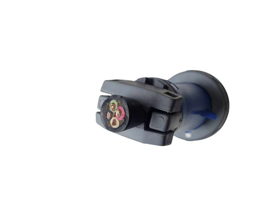 Hubbell 460P9W Male Power Plug 4 Pin Connector 4W 250V 60A 3PH 5HP