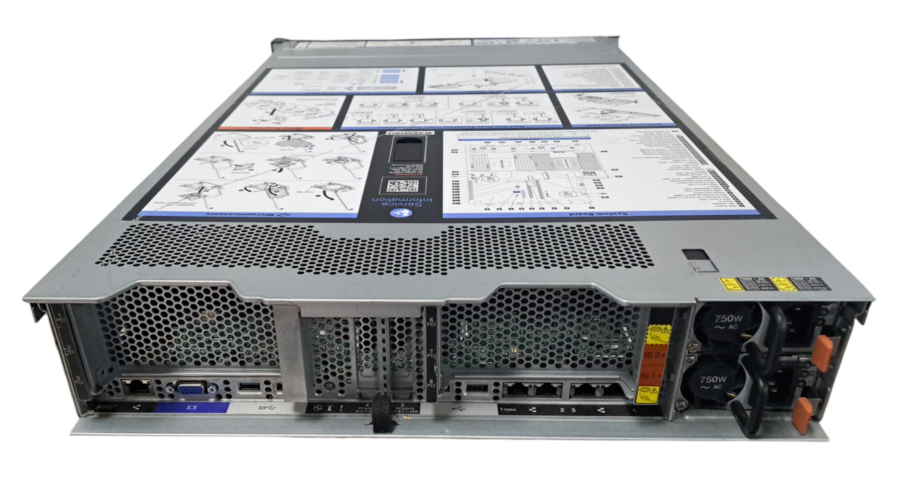Lenovo x3650 M5 2U 2x E5-2640 v3 16B DDR4 M5210 2x 750W PSU