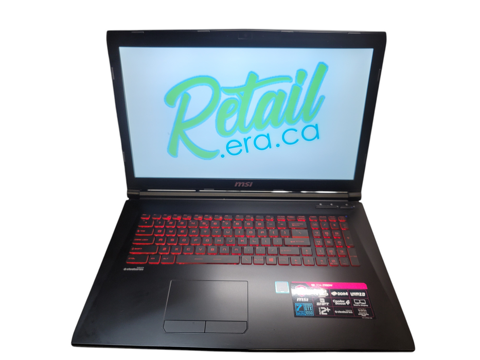 MSI GL72M i7-700HQ 16GB DDR4 GTX 1050 256GB M.2 SSD NO ADAPTER