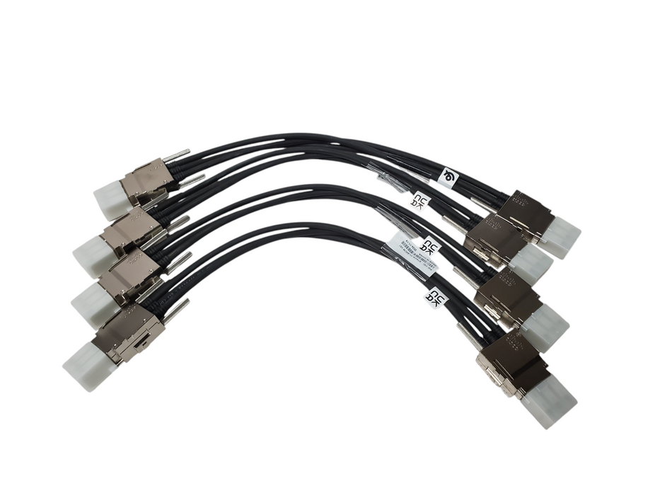 Lot 4x Cisco STACK-T1-50CM Stacking Cable -  800-40403-01
