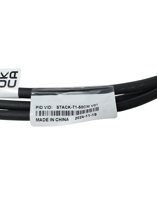 Lot 4x Cisco STACK-T1-50CM Stacking Cable -  800-40403-01