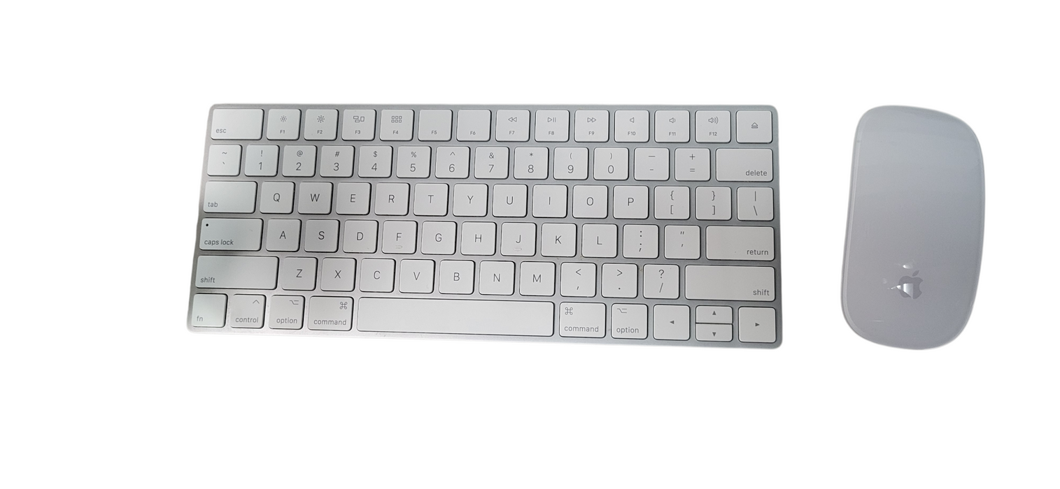 Apple Wireless Magic Keyboard (A 1644) and Magic Mouse (A 1657) White