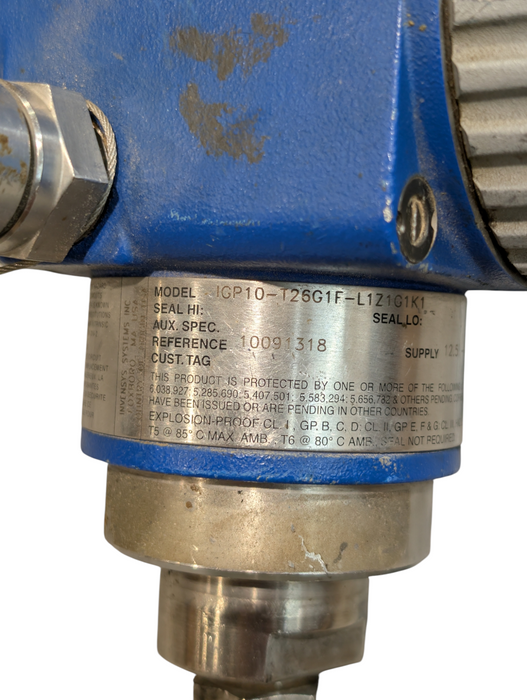 FOXBORO IGP10 RTT15 & Other Pressure Sensing Equipment