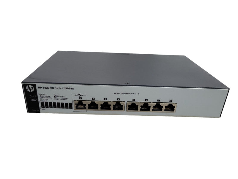 HP OfficeConnect 1820-8G 8 Port Gigabit Managed Layer 2 Switch J9979A !