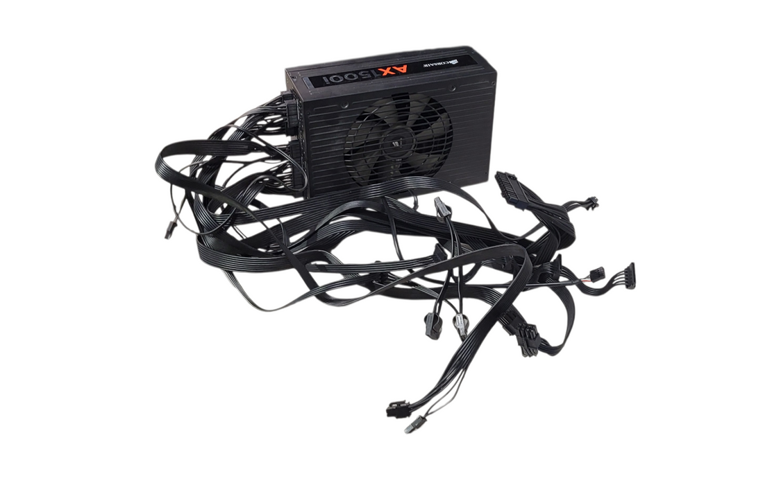 Corsair AX1500i, 220V , 80+ Titanium Full Modular Digital PSU w/ cables