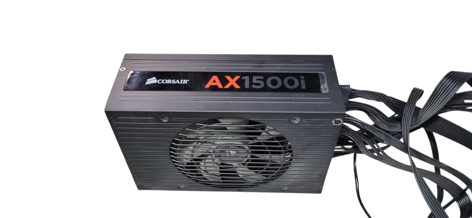 Corsair AX1500i, 220V , 80+ Titanium Full Modular Digital PSU w/ cables