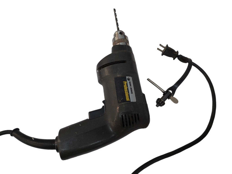 Black & Decker 3/8\\" VSR Holgun Drill Model:1179 with Bit & Chuck Key/Lock  =