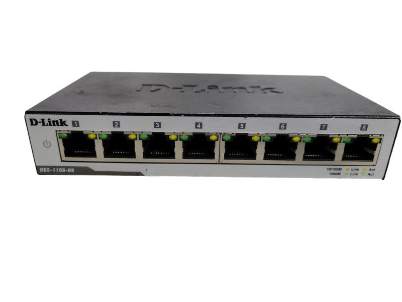 D-Link DGS-1100-08 8-Port Gigabit Smart Managed Desktop Switch !